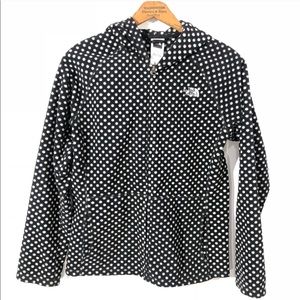 North Face polka-dot fleece jacket ♣️♠️
